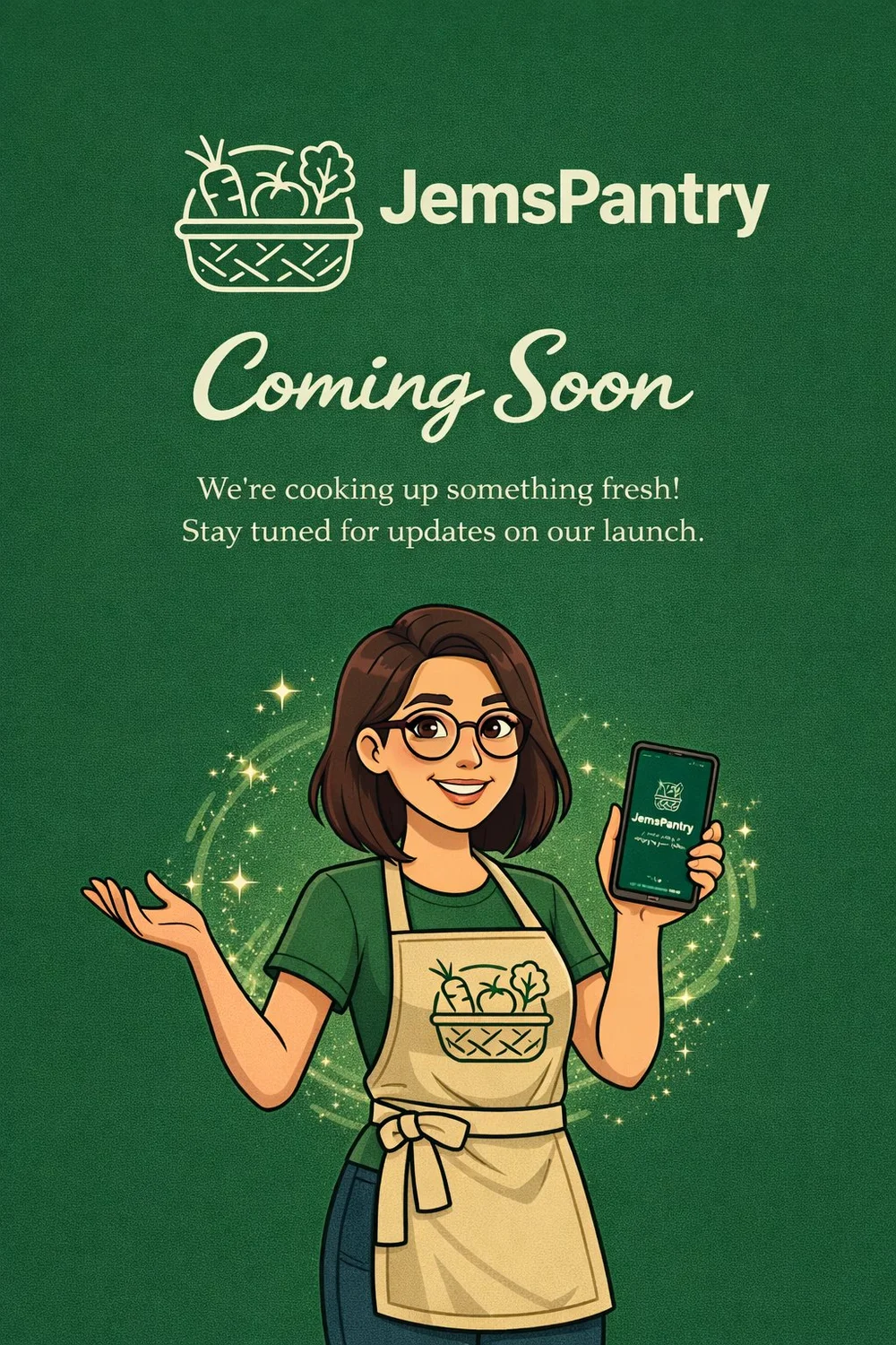 JemsPantry Welcome Illustration